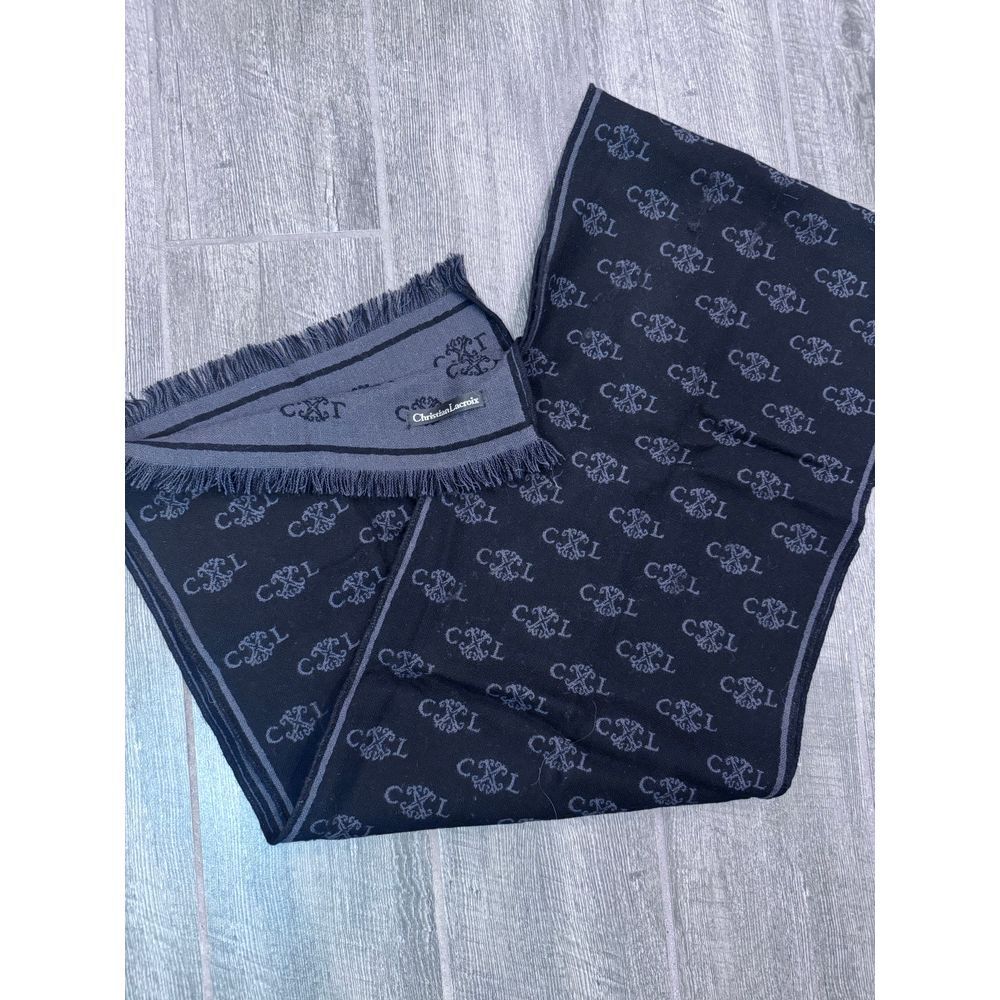 Christian Lacroix Scarf Seal‎ Grey Logo